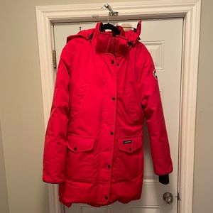 Red Authentic Canada Goose Trillium Parka